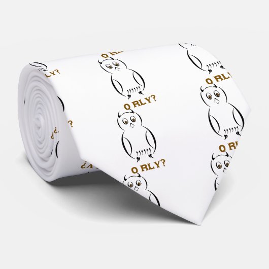 フクロウ・オリー ネクタイ (ロール)