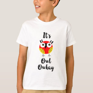 フクロウ・オーケイ Tシャツ
