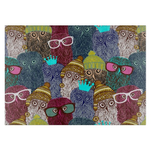 フクロウ カッティングボード (正面)