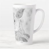 フクロウ カフェラテマグ (右)