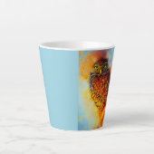 フクロウ カフェラテマグ (正面)