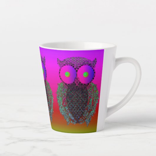 フクロウ！ カフェラテマグ (右)