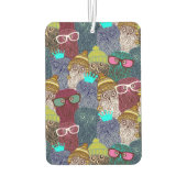 フクロウ カーエアーフレッシュナー (裏面)