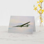 フクロウ カード (黄色い花)