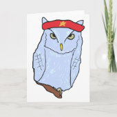 フクロウ カード (正面)