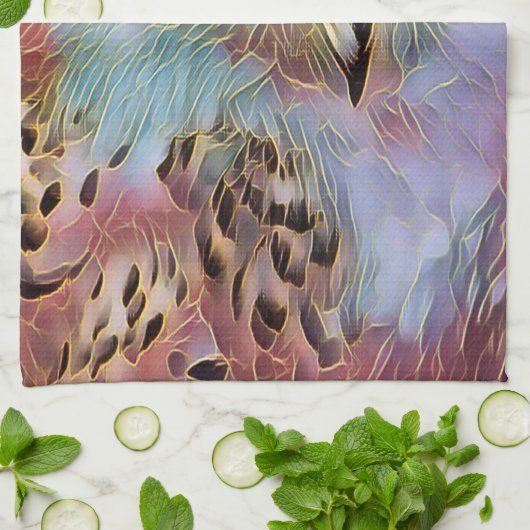 フクロウ キッチンタオル (折り畳み)