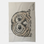 フクロウ キッチンタオル (縦)