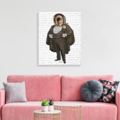 フクロウ キャンバスプリント (インサイチュ (リビング))