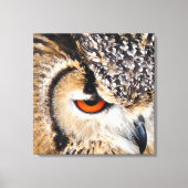 フクロウ キャンバスプリント (正面)
