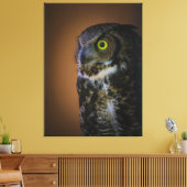 フクロウ キャンバスプリント (インサイチュ (リビング))