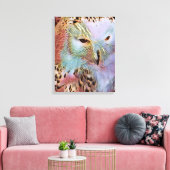 フクロウ キャンバスプリント (インサイチュ (リビング))