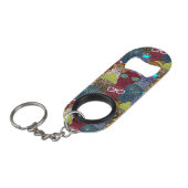 フクロウ キーホルダー栓抜き (正面アングル)