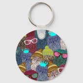 フクロウ キーホルダー (正面)