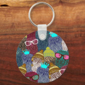 フクロウ キーホルダー (正面)