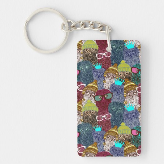 フクロウ キーホルダー (正面)