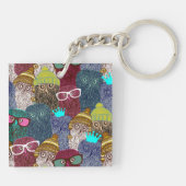 フクロウ キーホルダー (裏面)