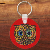 フクロウ キーホルダー (正面)