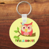 フクロウ キーホルダー (正面)