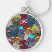 フクロウ キーホルダー (正面)