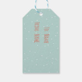 フクロウ ギフトタグ (裏面)