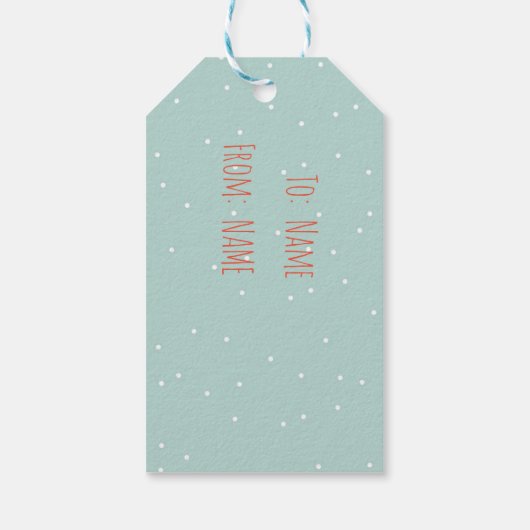 フクロウ ギフトタグ (裏面)