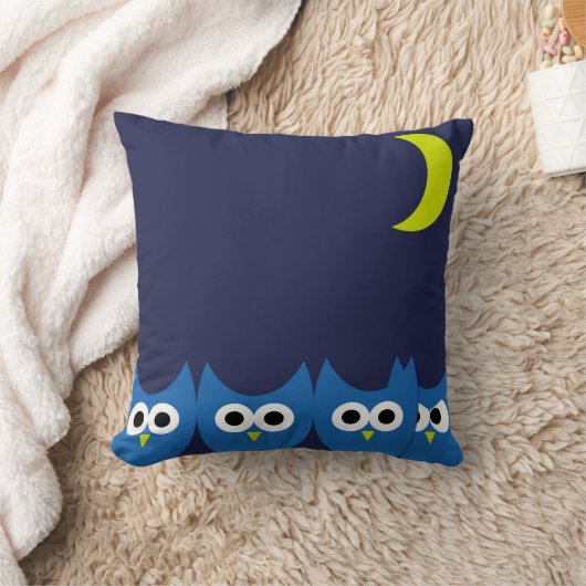 フクロウ クッション (ブランケット)