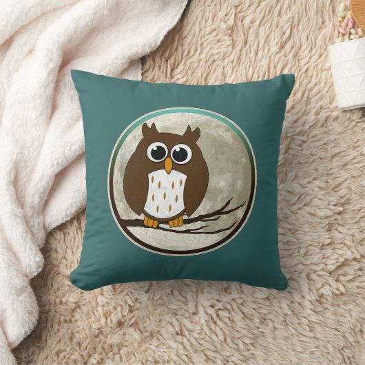 フクロウ クッション (ブランケット)
