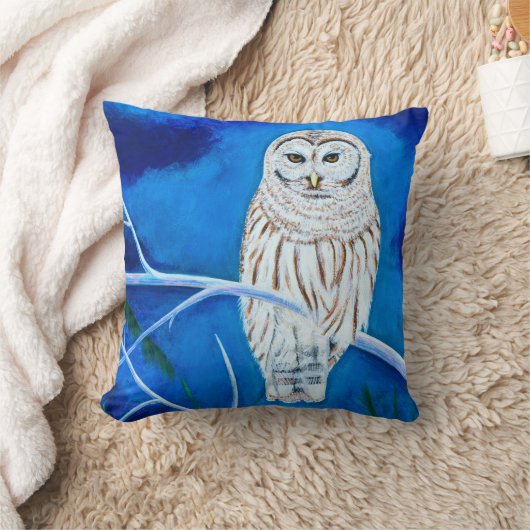 フクロウ クッション (ブランケット)