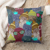 フクロウ クッション (ブランケット)