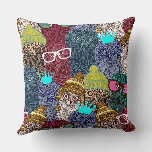 フクロウ クッション (裏面)