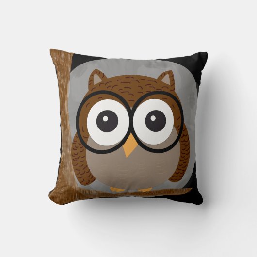 フクロウ クッション (正面)