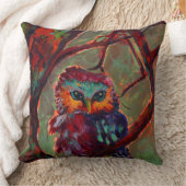 フクロウ クッション (ブランケット)