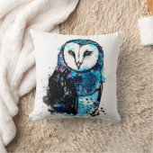 フクロウ クッション (ブランケット)