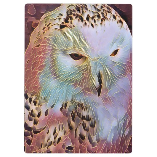 フクロウ クリップボード (裏面)