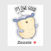 フクロウ・グッドおもしろい・バードプン シール (シート)