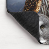 フクロウ・コラージュ マウスパッド (コーナー)