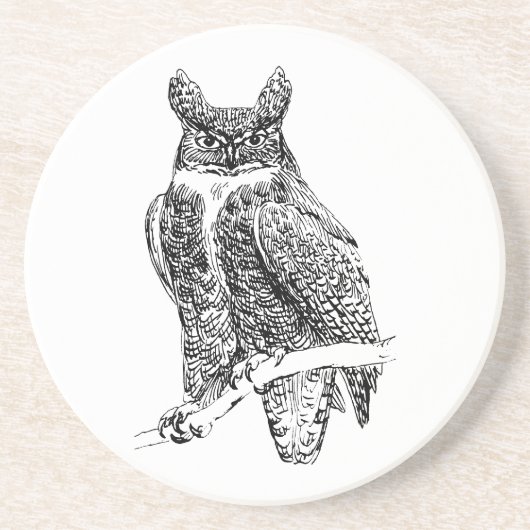 フクロウ コースター (正面)