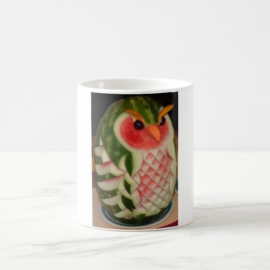 フクロウ コーヒーマグカップ (中央)