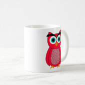 フクロウ コーヒーマグカップ (正面右)