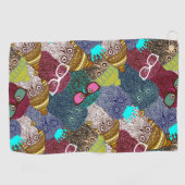 フクロウ ゴルフタオル (横)