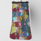 フクロウ ゴルフヘッドカバー (回転90)