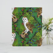 フクロウ、シダ、オーク、ベリー (スタンド正面)