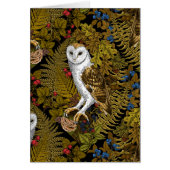 フクロウ、シダ、オーク、ベリー2 (正面)