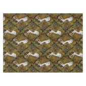 フクロウ、シダ、オーク、ベリー2 テーブルクロス (正面(横))