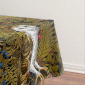 フクロウ、シダ、オーク、ベリー2 テーブルクロス (インサイチュ)