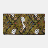 フクロウ、シダ、オーク、ベリー2 デスクマット (正面)