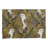 フクロウ、シダ、オーク、ベリー2 枕カバー (正面右)