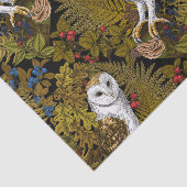 フクロウ、シダ、オーク、ベリー2 薄葉紙 (詳細)