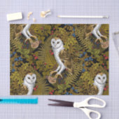 フクロウ、シダ、オーク、ベリー2 薄葉紙 (クラフト)