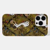 フクロウ、シダ、オーク、ベリー2 iPhoneケース (裏面横)